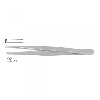 Dissecting Forceps 4 x 5 Teeth Stainless Steel, 16 cm - 6 1/4"